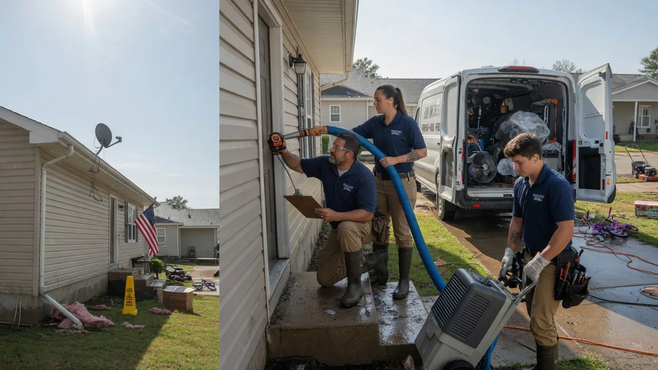 Ceiling Water Damage Restoration in Worden, MT near me